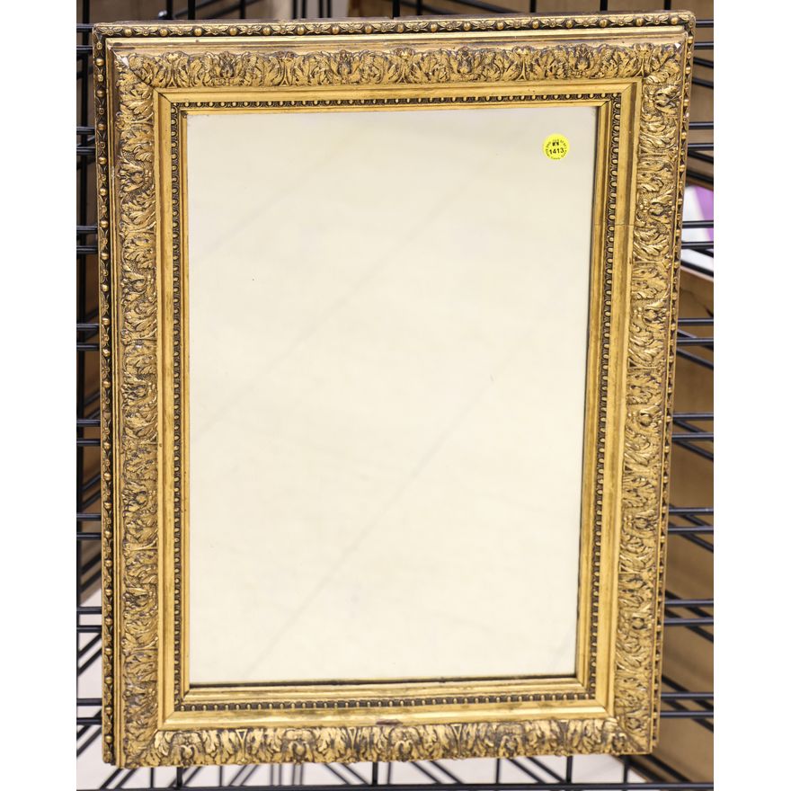 Victorian Gilt Framed Hanging Mirror 23''x17''