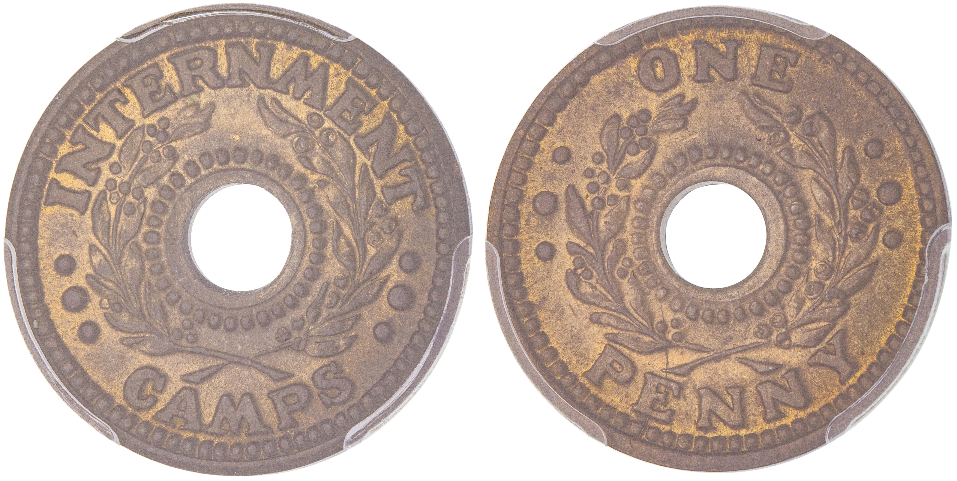Hay Internment Camp, NSW, Penny, 1943, MS 64