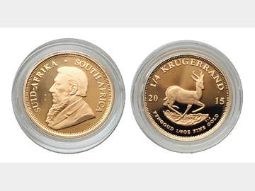 2015 South Africa Proof 1/4oz Gold Krugerrand