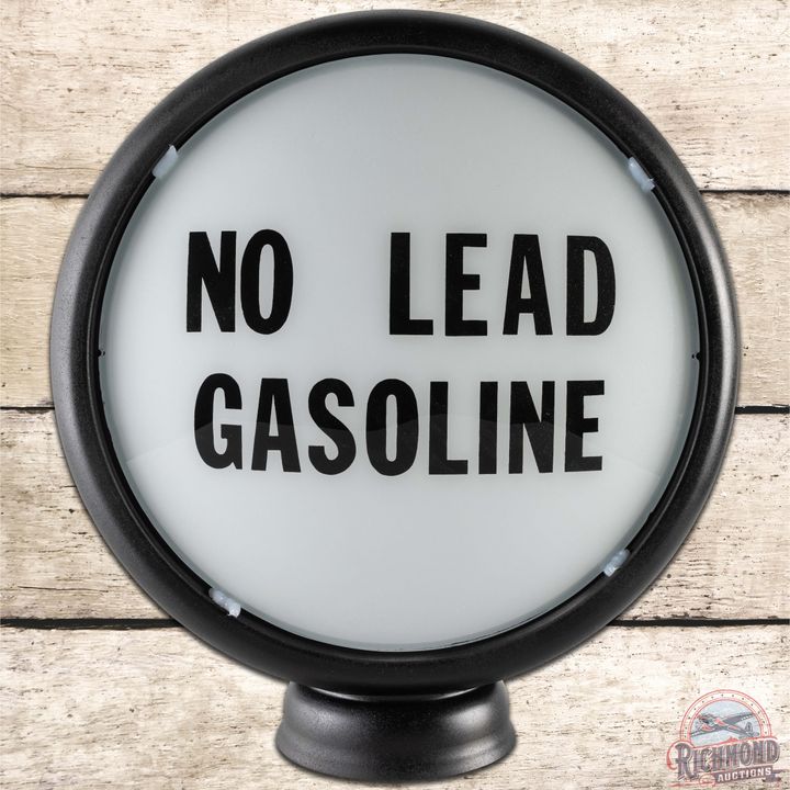 No Lead Gasoline 13.5" Gas Pump Globe Complete w/ HP Metal Body