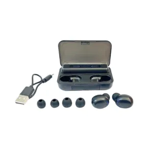 SBS Wireless Stereo Earphones with a Portable 350 mAh Charging Base | DEFECTIVE