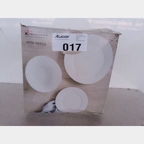 MAXWELL AND WILLIAMS - WHITE BASICS RIM DINNER SET - 10 PIECE