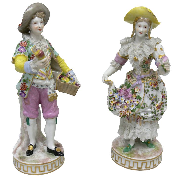Para figur ogrodników
