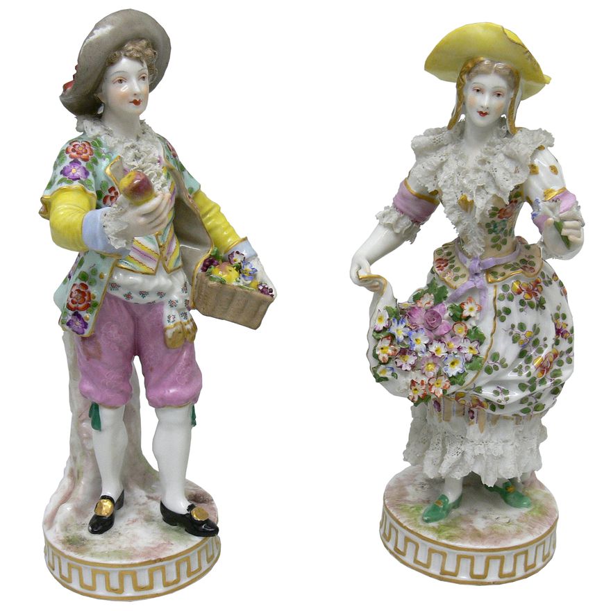 Para figur ogrodników