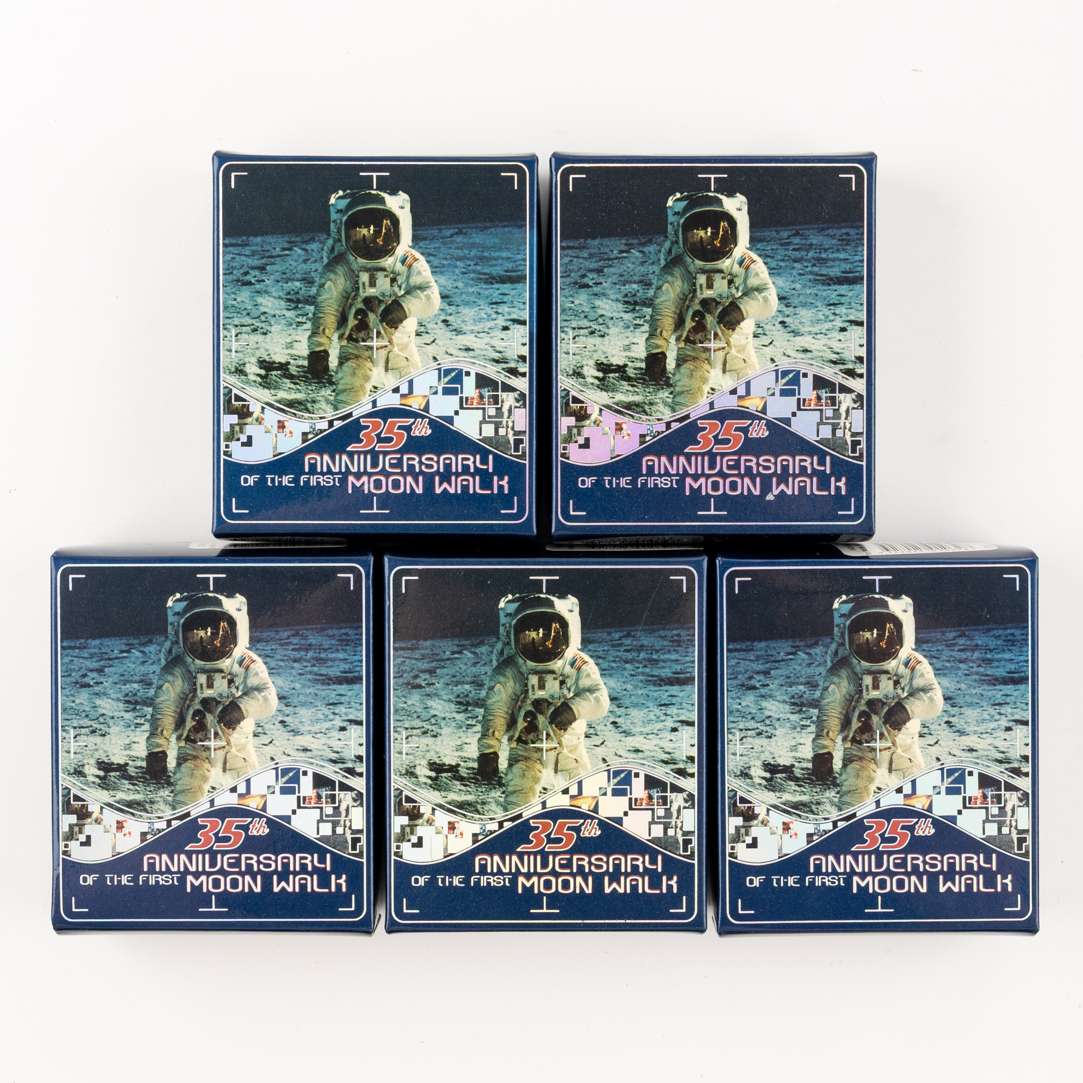 35th Anniversary Of The First Moon Walk 1oz Silver Coins, 2004, FDC