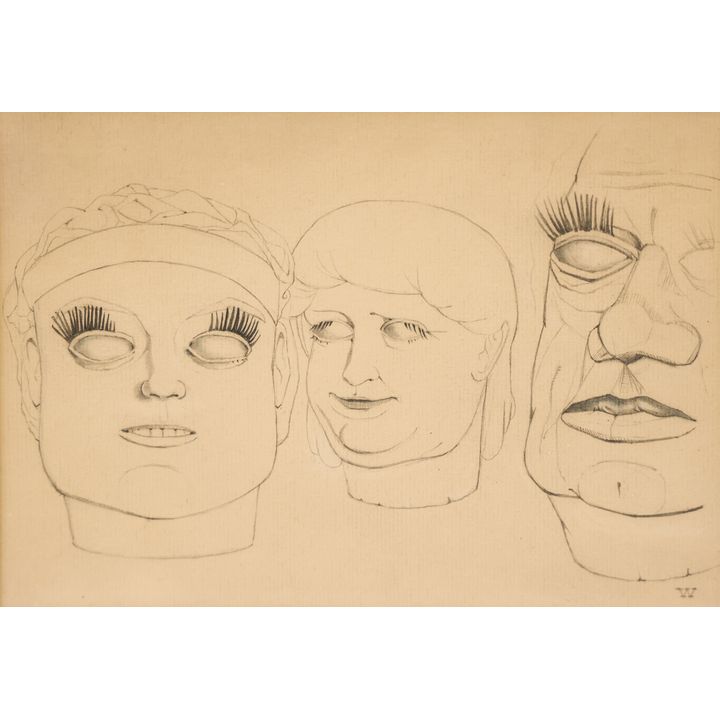 Werner Wildner ''Faces'' Graphite
