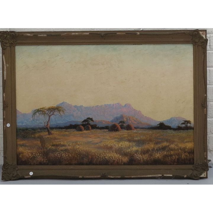 JOHANNES BLATT - OIL ON CANVAS, dated 1927