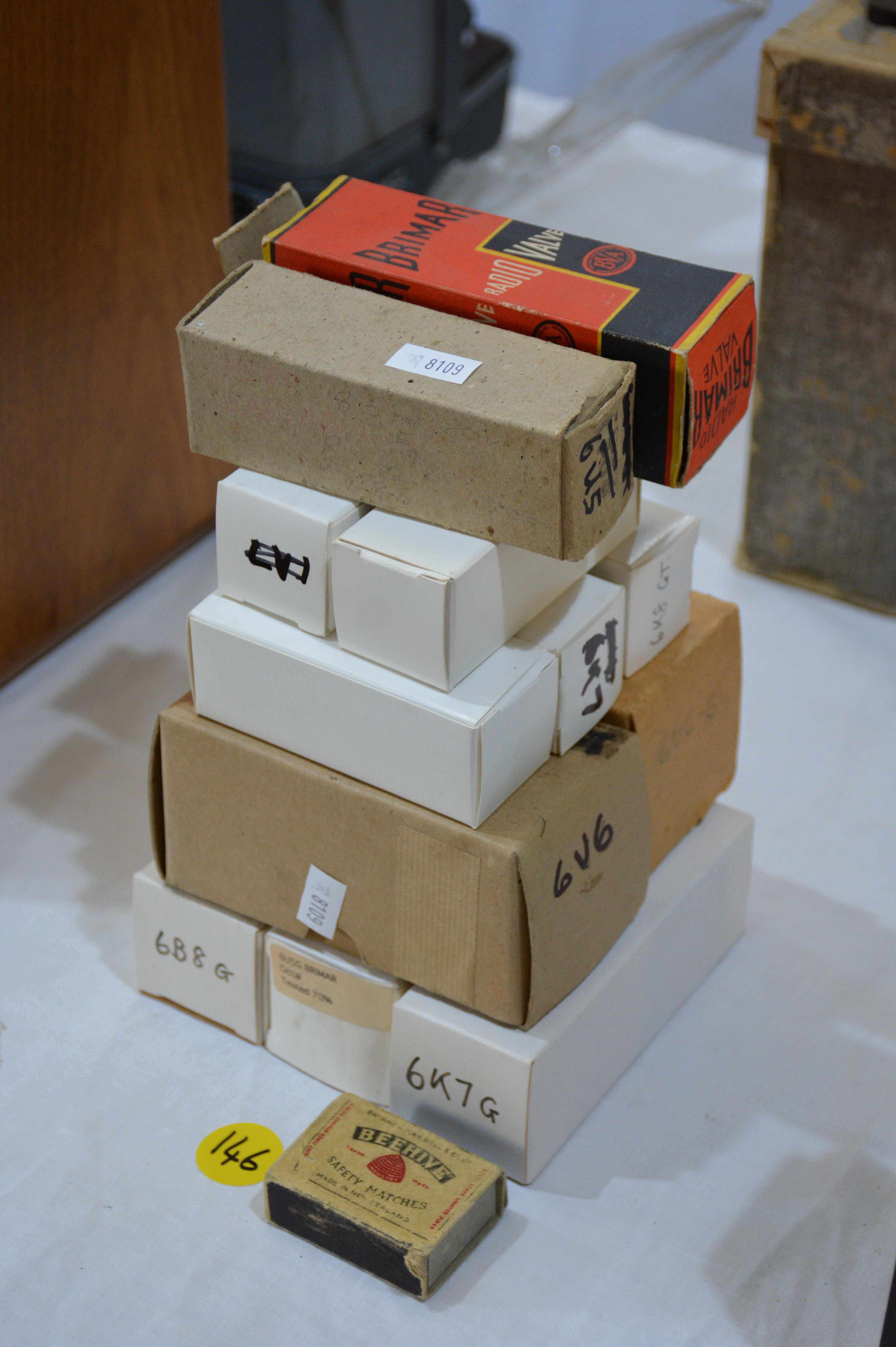 Boxes of Radio Valves — NZ auction result