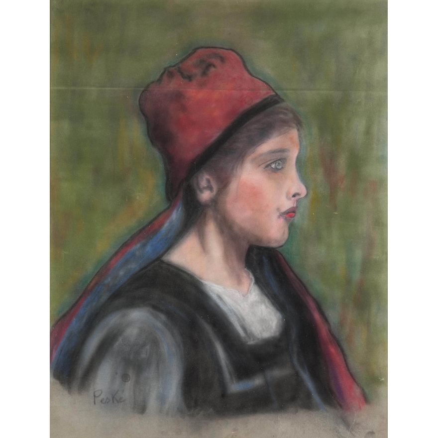 Jean Peské | Femme au faoet