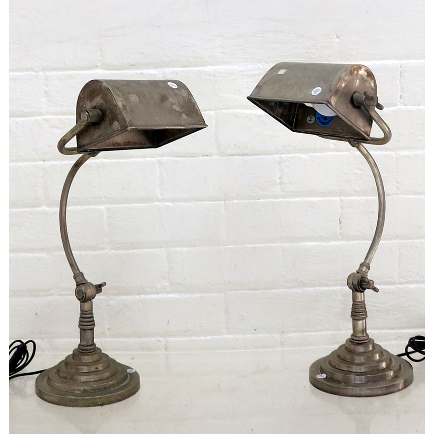 PAIR OF READING LAMPS