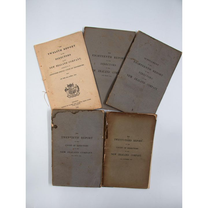 NEW ZEALAND COMPANY REPORTS [4 & one Supplement] - of the Directors of the New Zealand Company.