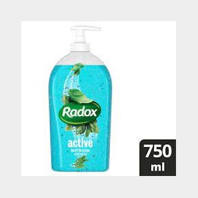 RADOX Feel Active Basil and Sage Body Wash 750ml | PK 51672/9111 B5 (S4)
