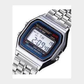 Generic Mens Digital Watch - Silver - Bar 9902022288774- 51748/10410 AS B1 (S9)