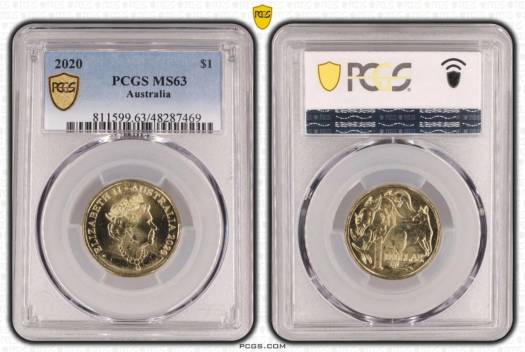Elizabeth II, , One Dollar, 2020, PCGS MS63