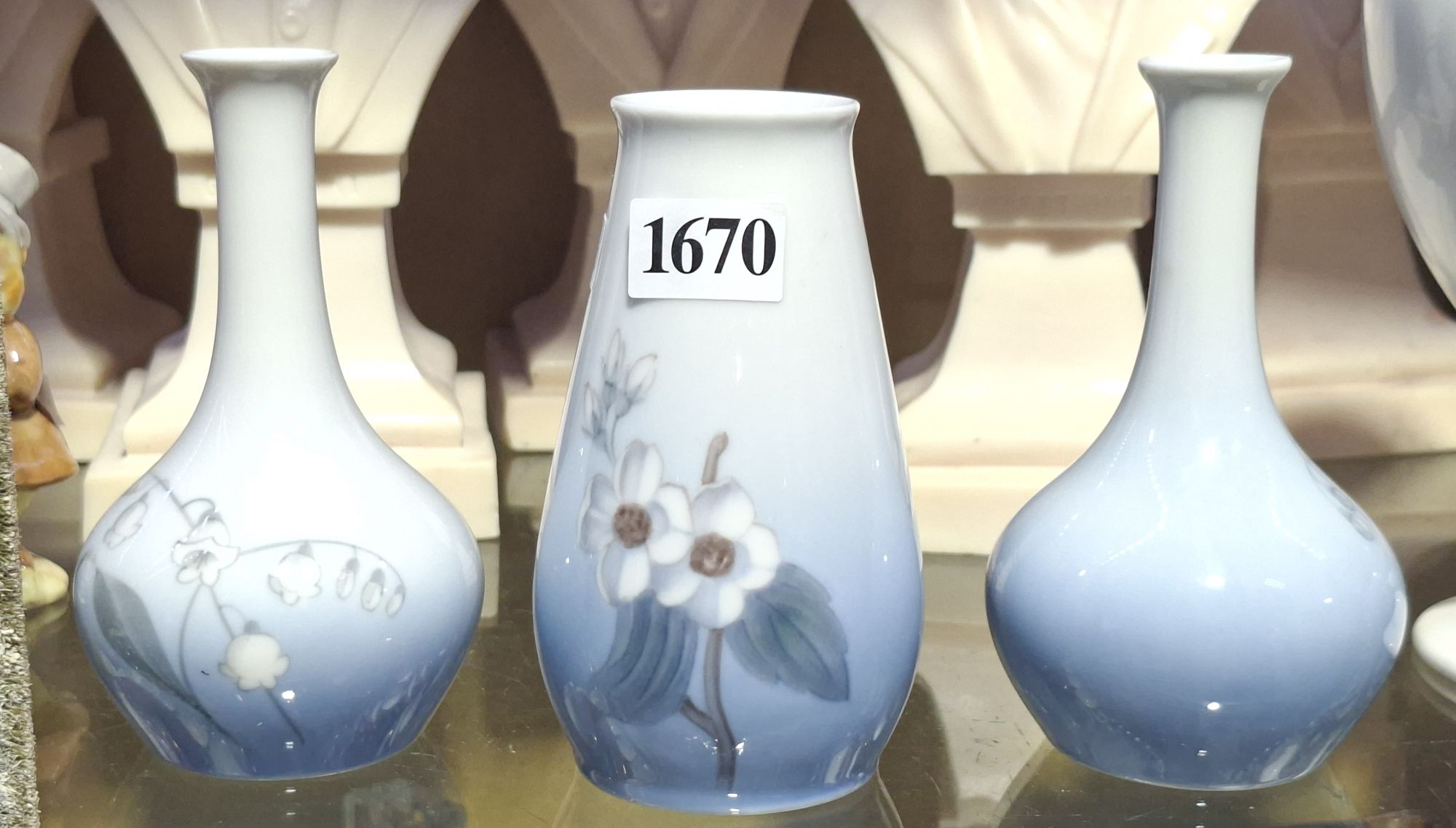 Bing And Grondahl Bud Vases