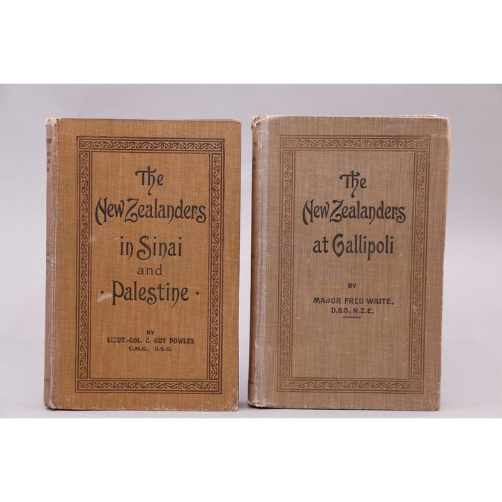 WAITE, MAJOR FRED. [2 titles] - The New Zealanders at Gallipoli