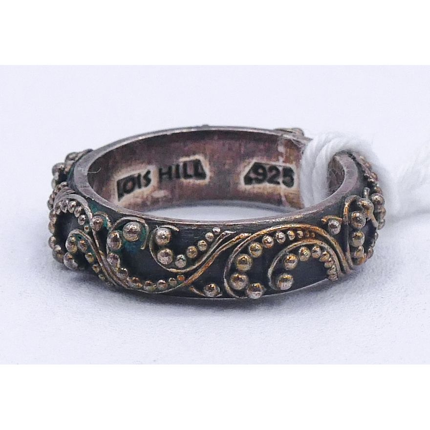 Lois Hill Designer Sterling Ring Size 7