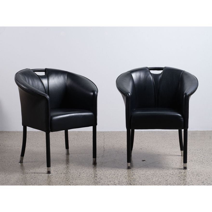 Paolo Piva for Wittman, Austria - A pair of Auretta chairs