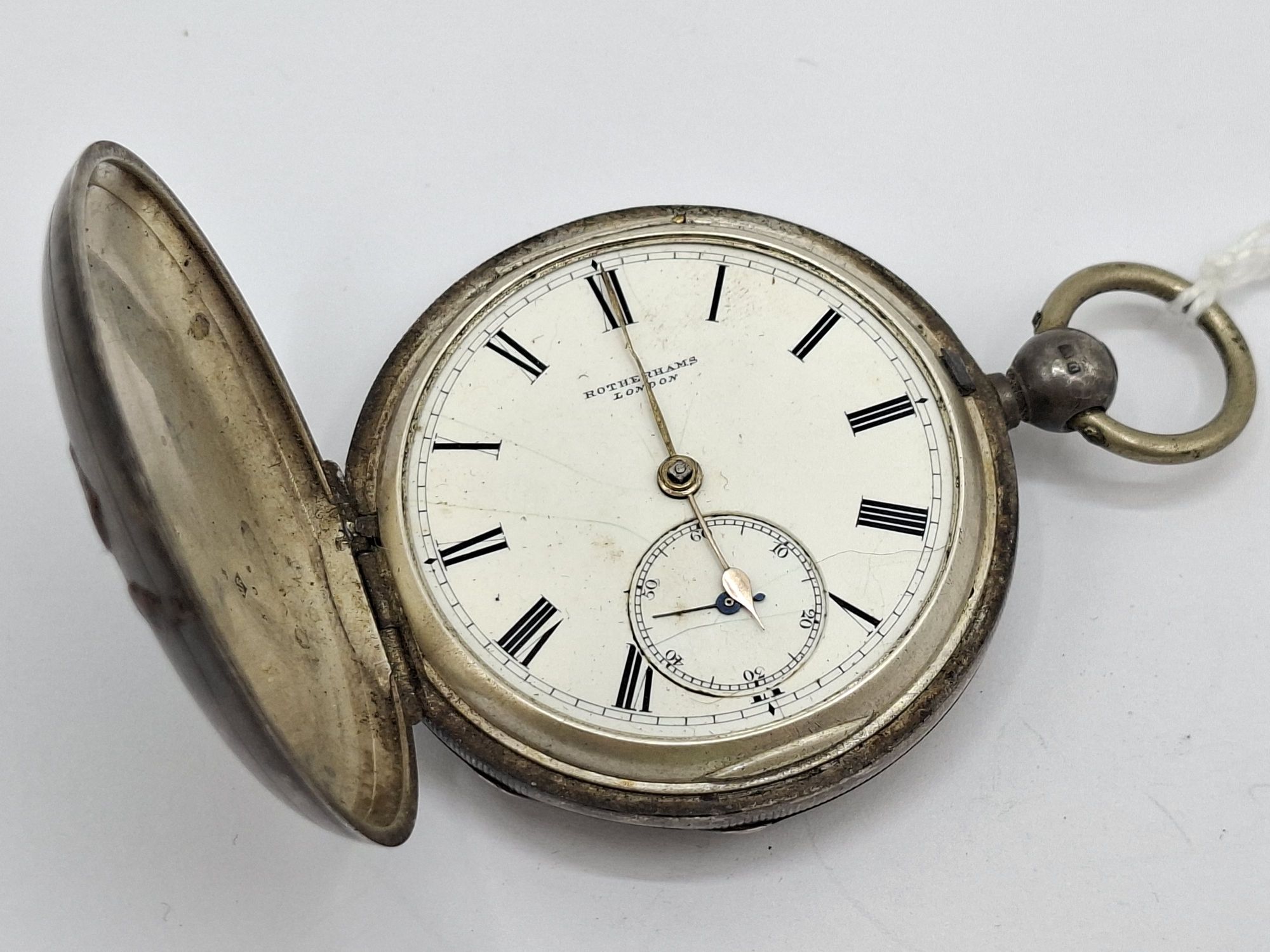 1012 · STERLING SILVER POCKET WATCH