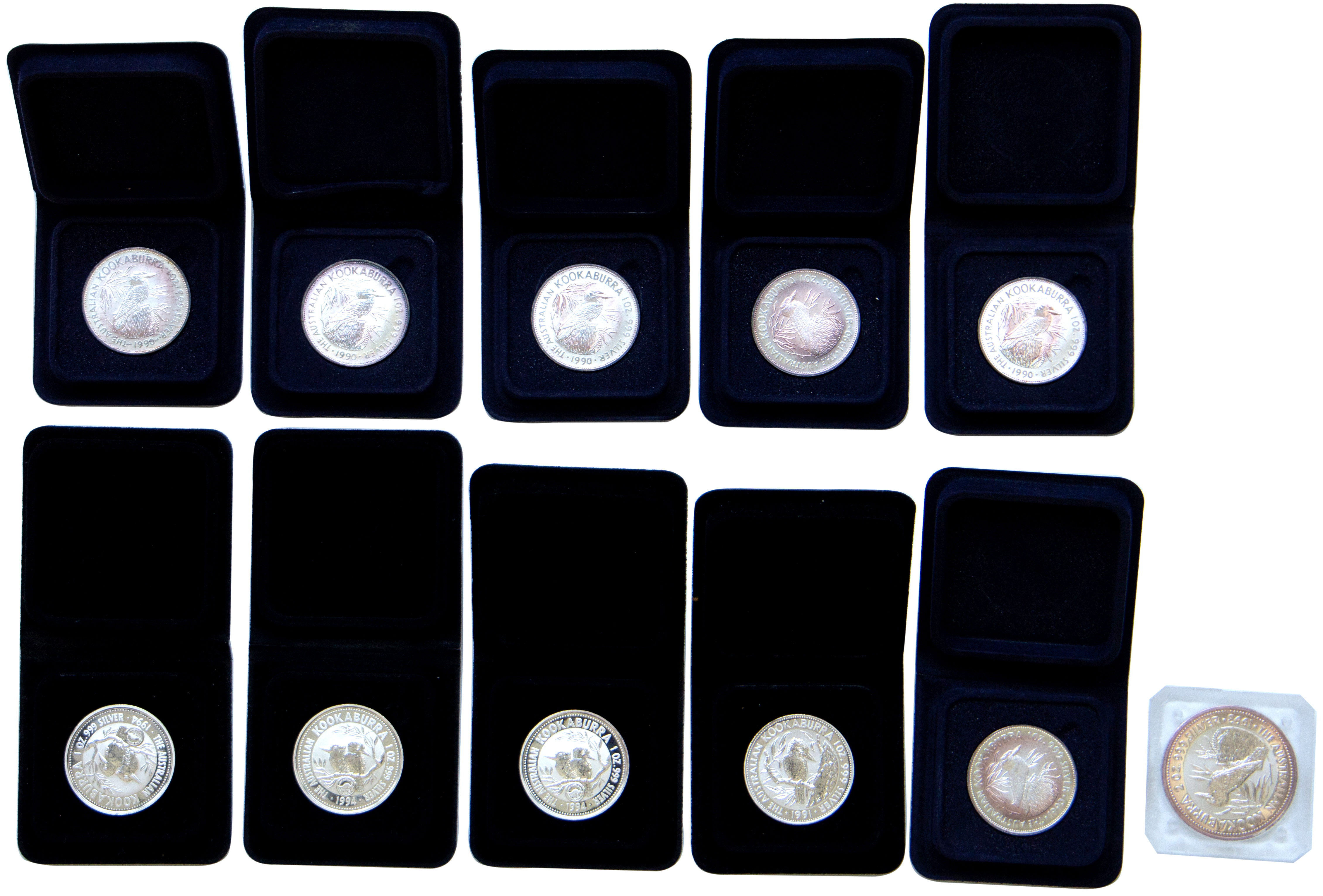 Elizabeth II, Kookaburras, 1990 - 1994, UNC