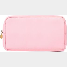 SOIDRAM MAKEUP TRAVEL POUCH, PINK TOILETRY ORGANIZER, NYLON COSMETIC PREPPY BAG, ZIPPER POUCHES FOR BRIDES