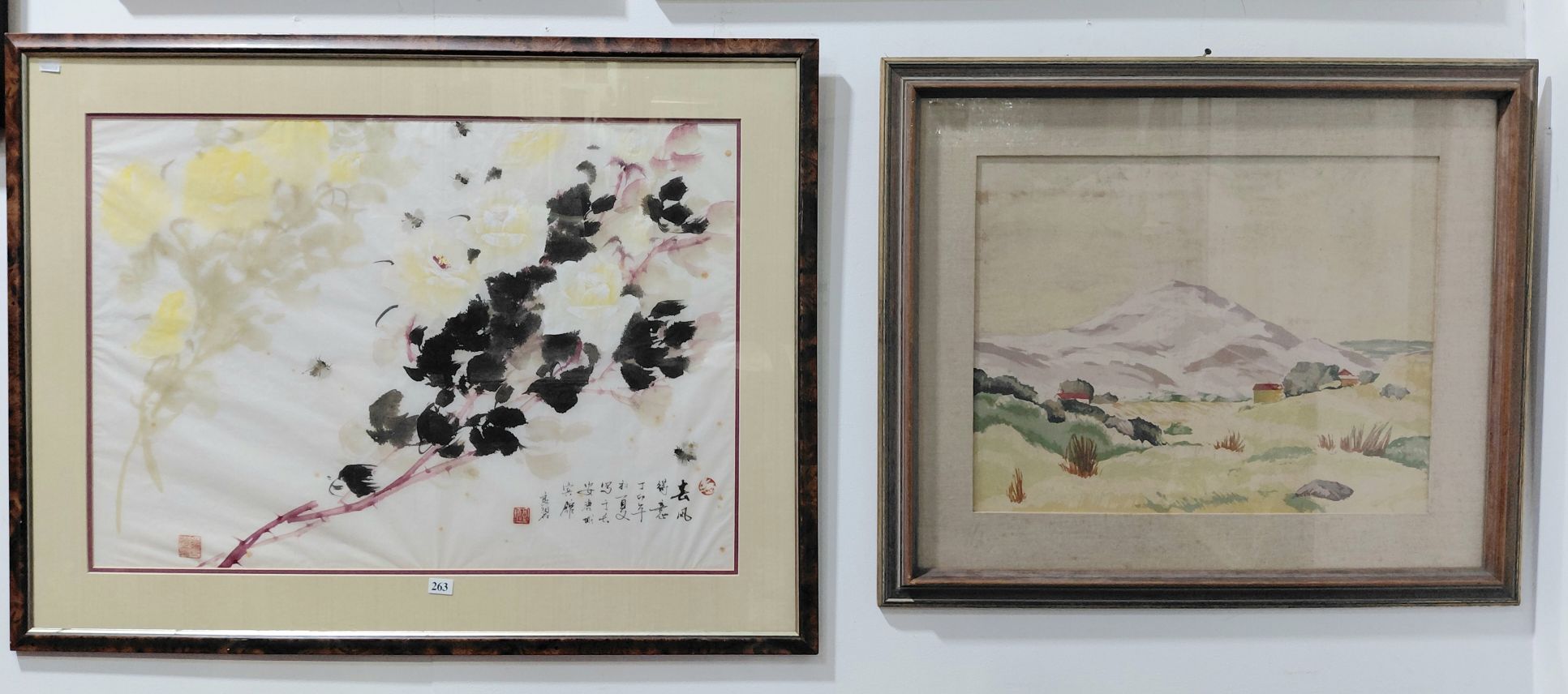 263 · TWO FRAMED PICTURES