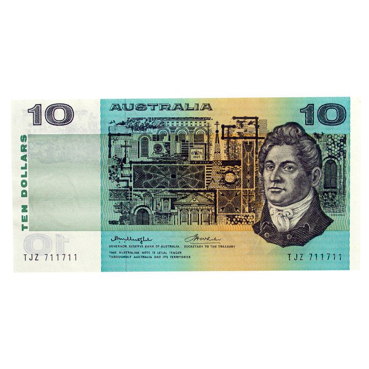 Knight/Wheeler, Ten Dollars, 1976, UNC