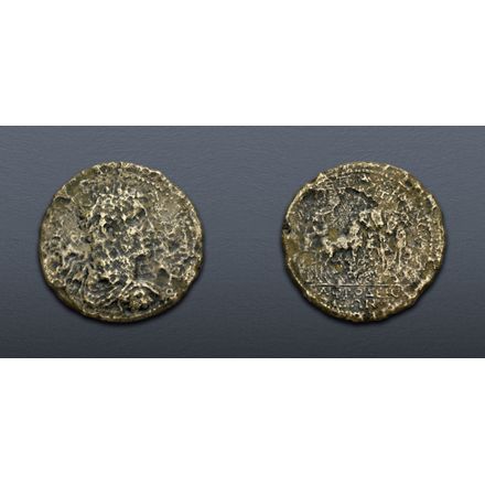 Homonia CARIA, Aphrodisias. Caracalla. AD 198-217. Æ Triassarion (36mm, 18.93 g ...