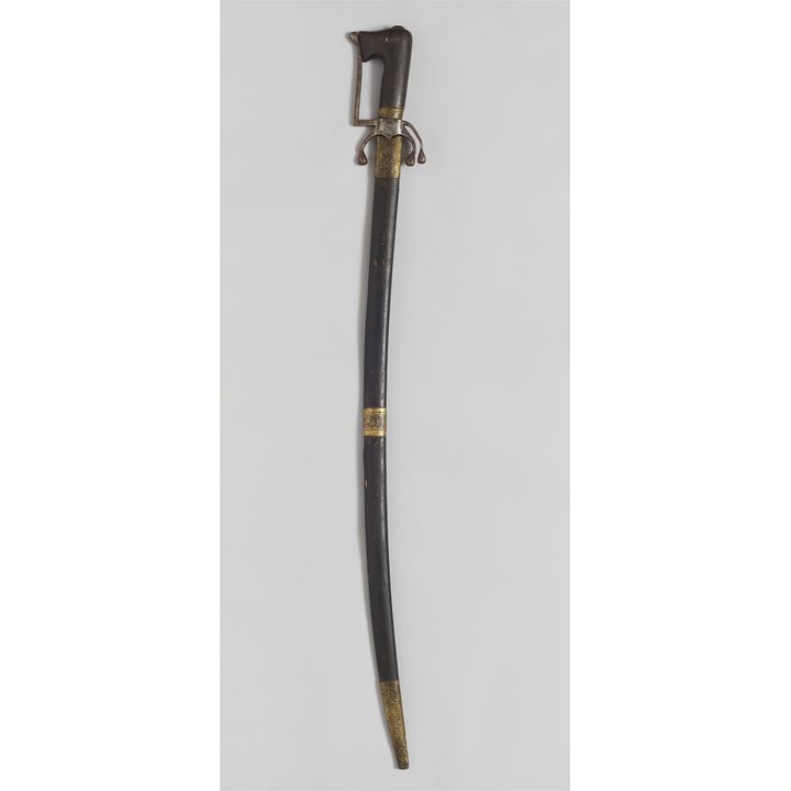 A sabre (nimcha) with scabbard. Morocco. 19th century