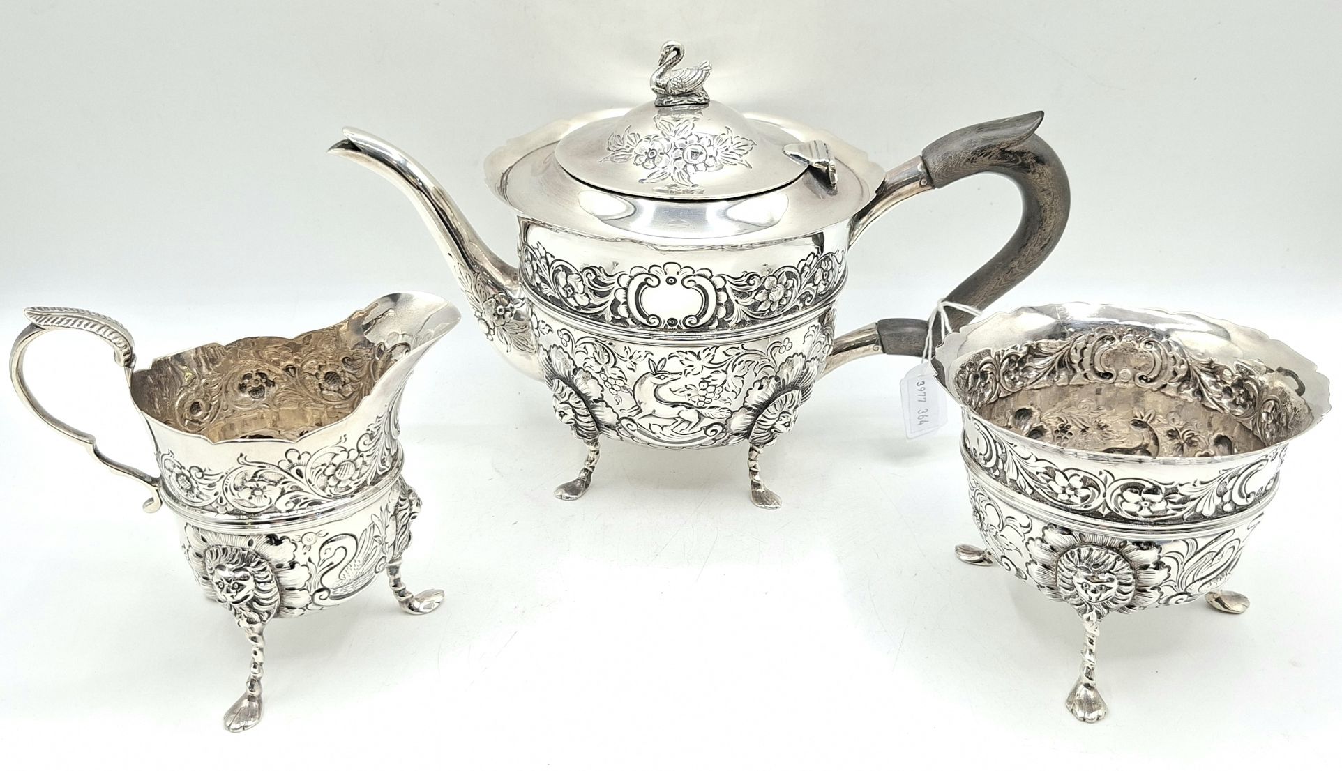 Rare Irish Silver Tea Service