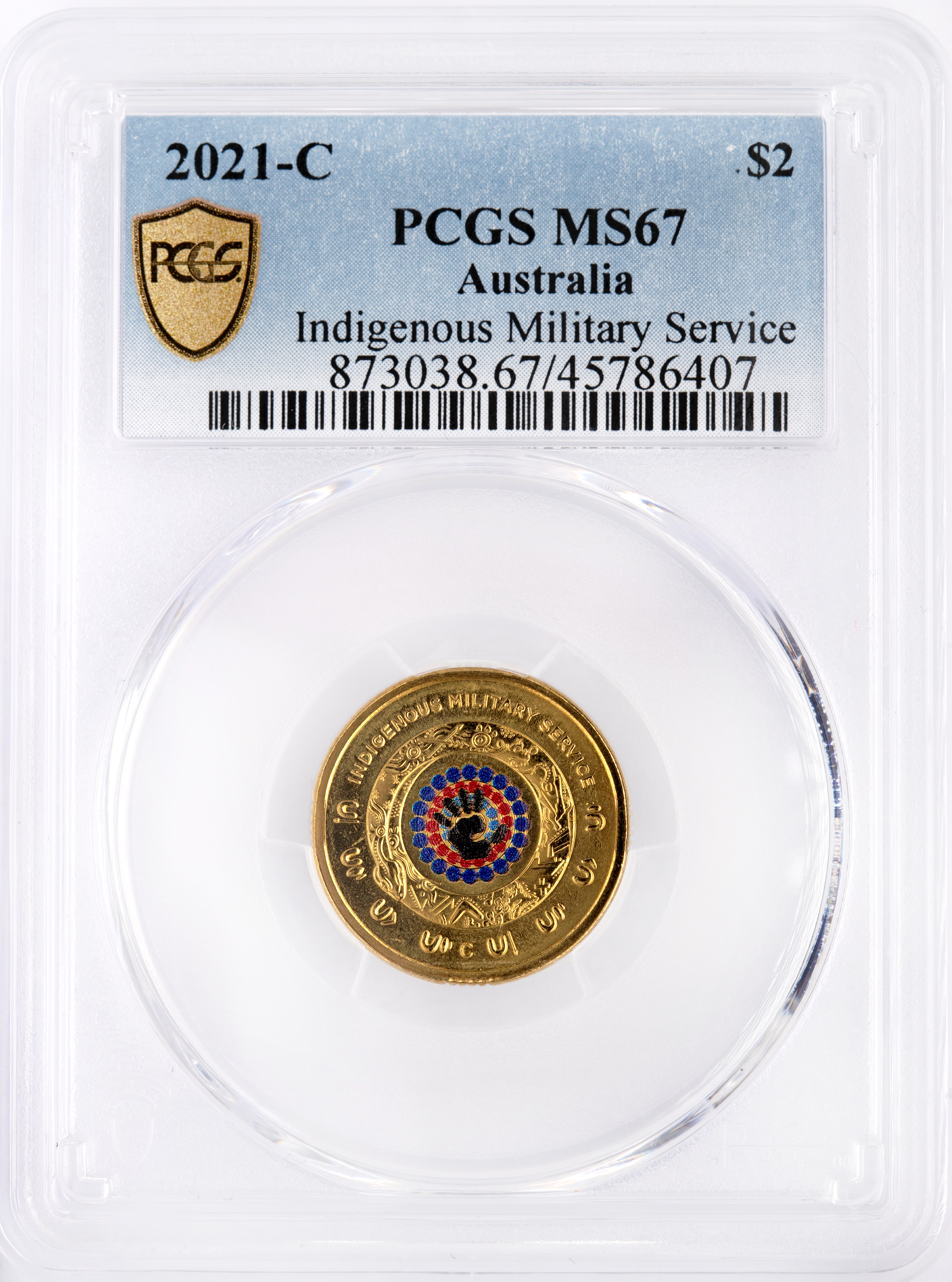 Indigenous Military Service, Two Dollar, 2021-C, PCGS MS67