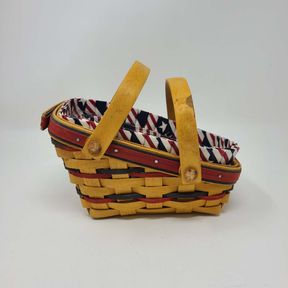 Longaberger 1996 All American Summertime Sleigh Basket #1