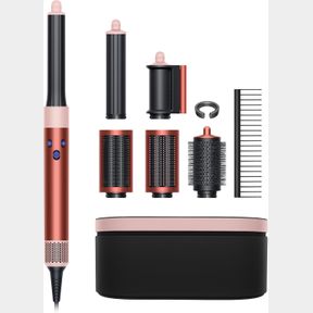 DYSON SPECIAL EDITION AIRWRAP COMPLETE LONG MULTI-STYLER IN STRAWBERRY BRONZE AND BLUSH PINK WITH DETANGLING COMB