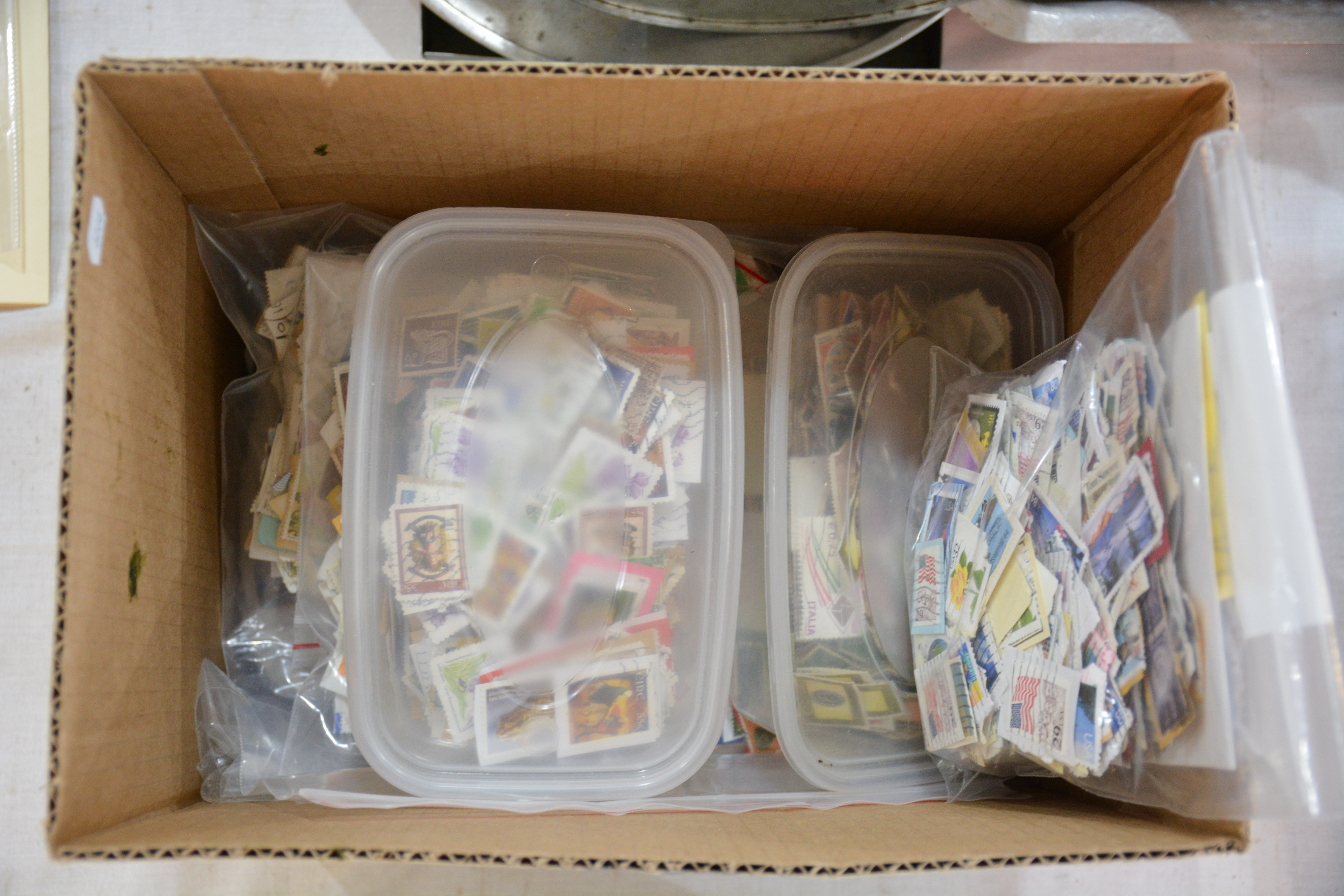 Huge Quantity of Used Stamps — sold at auction in New Zealand for $10