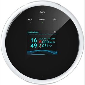 TUYA WIFI NATURAL GAS-SENSOR HOUSEHOLD INTELLIGENT COMBUSTIBLE GAS-ALARM DETECTOR GAS-LEAKAGE SENSOR COMPATIBLE WITH AMAZON ASSIST