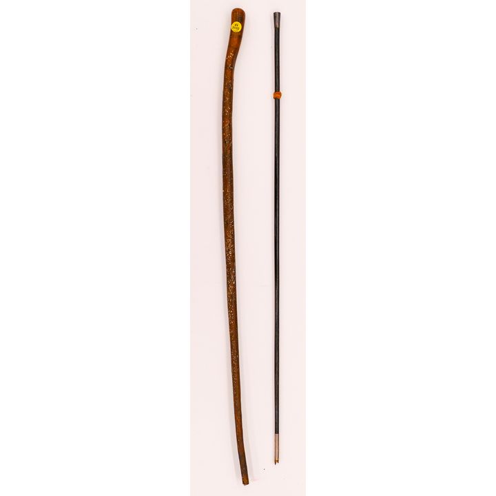 2pc Antique Walking Sticks- 33'' and 34''