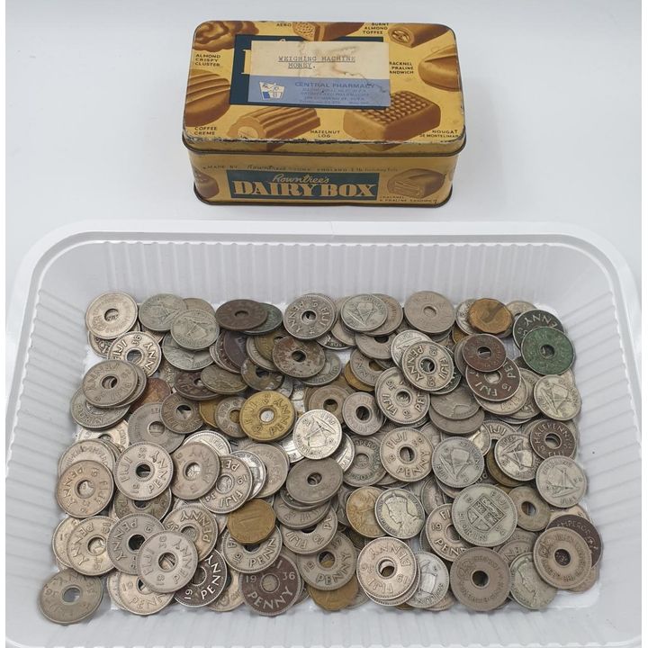 World Coins (Mainly Fijian) & Tin