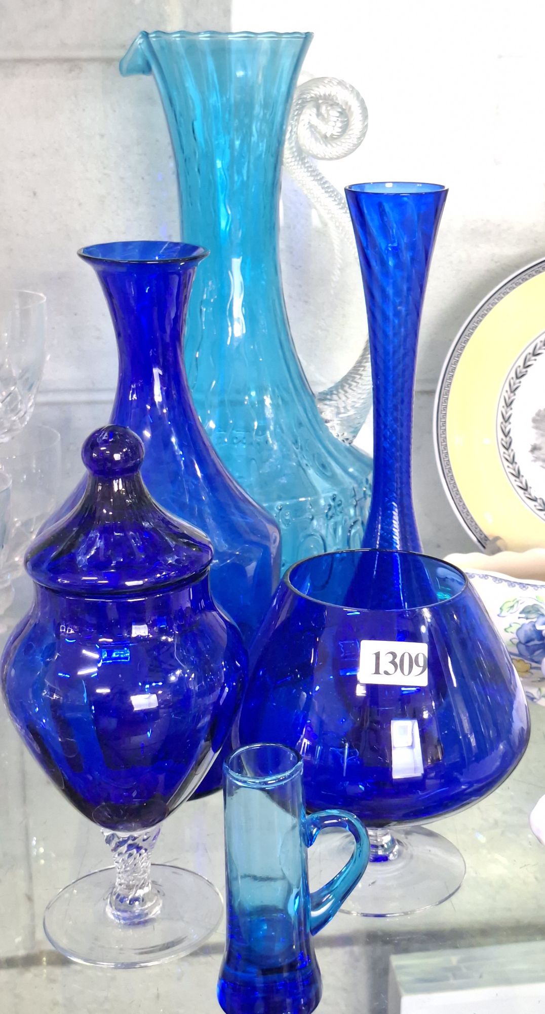 Vintage Blue Glassware