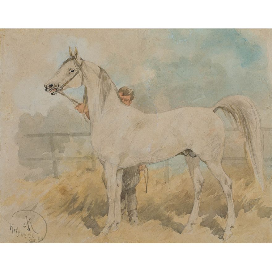 Juliusz Kossak | W stajni, 1894