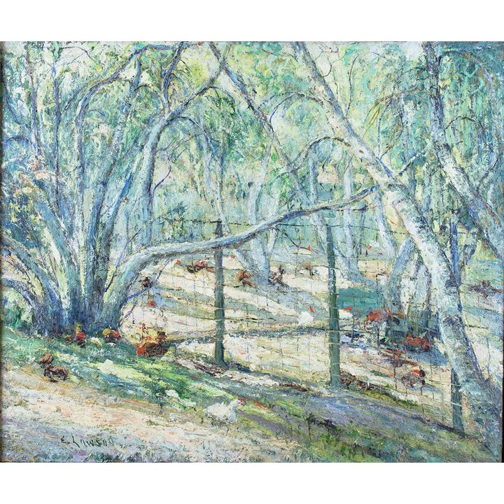 Ernest Lawson (1873-1939), Zoo in Central Park