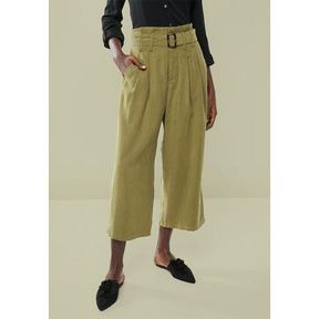 Women's Superbalist Wide Leg Culottes Olive Green UK 8 Women