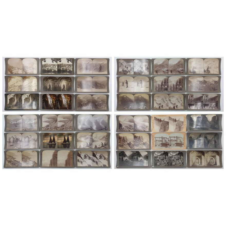 Stereograph Cards - Switzerland (x36)