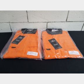 New Daneunder size L orange flame resistant 12 Cal work jackets