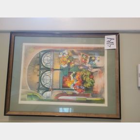 Limited Edition signed colored pencil art piece