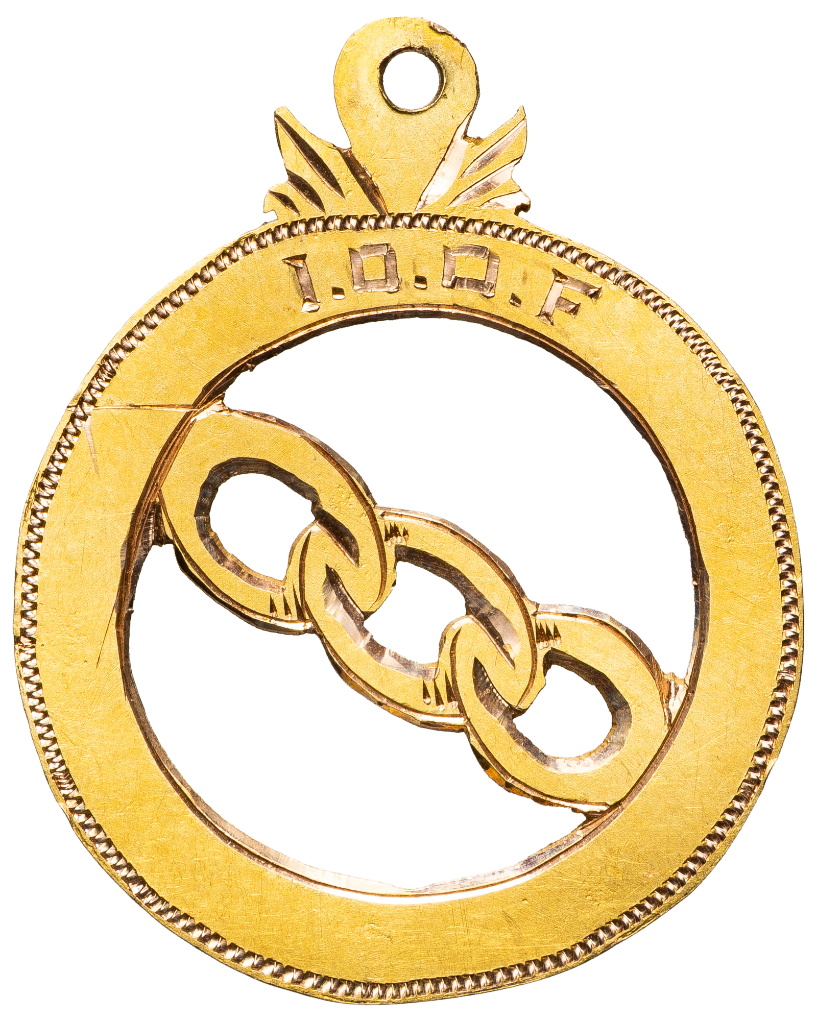 Independent Order of Odd Fellows Fob Medal, C. Early 1900s, VF