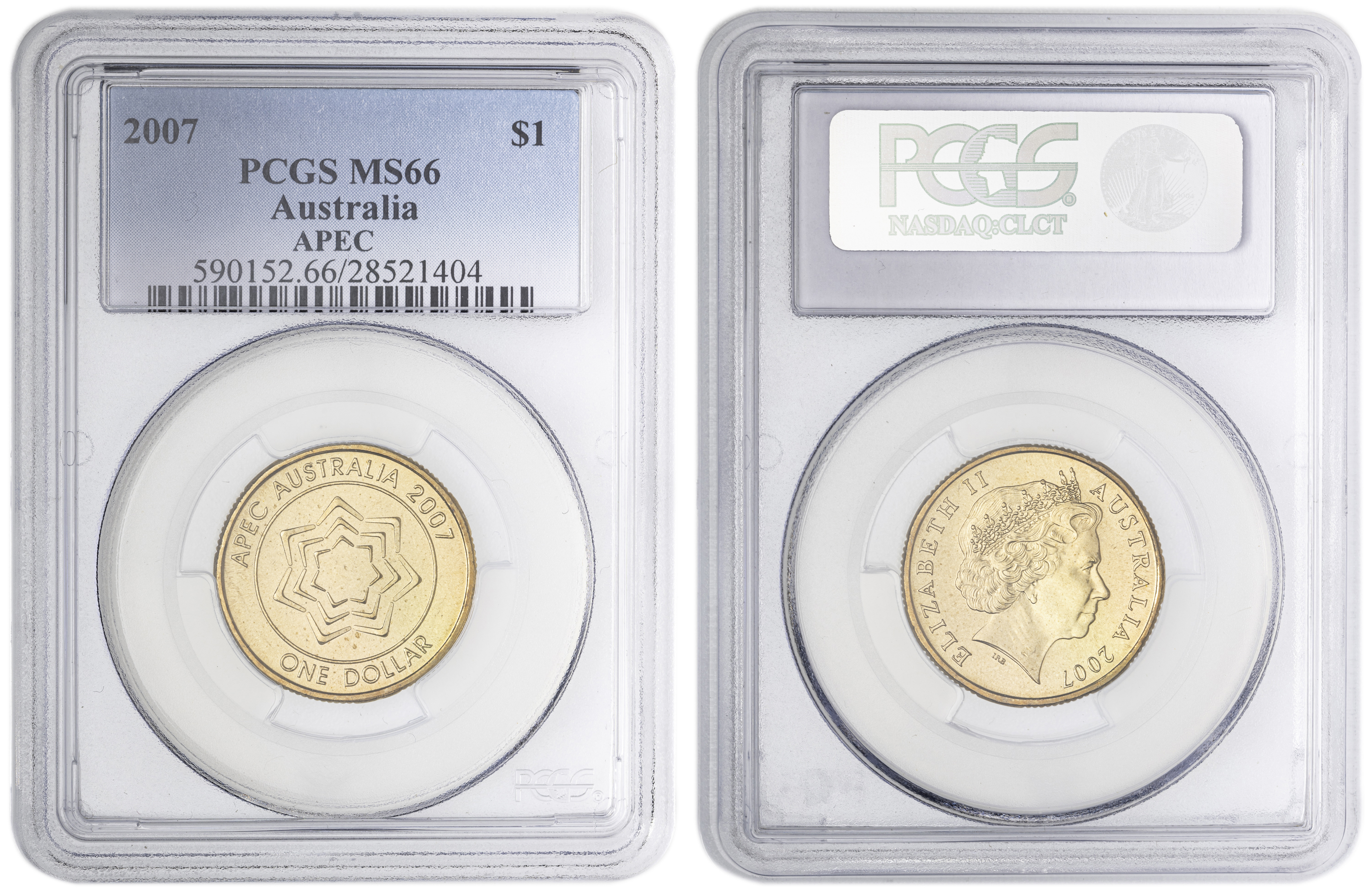 APEC , One Dollar, 2007, PCGS MS66