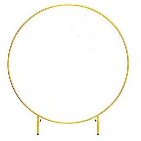 2m (7ft) Round Backdrop Stand Iron Circle Wedding Arch|2 PIECES MISSING