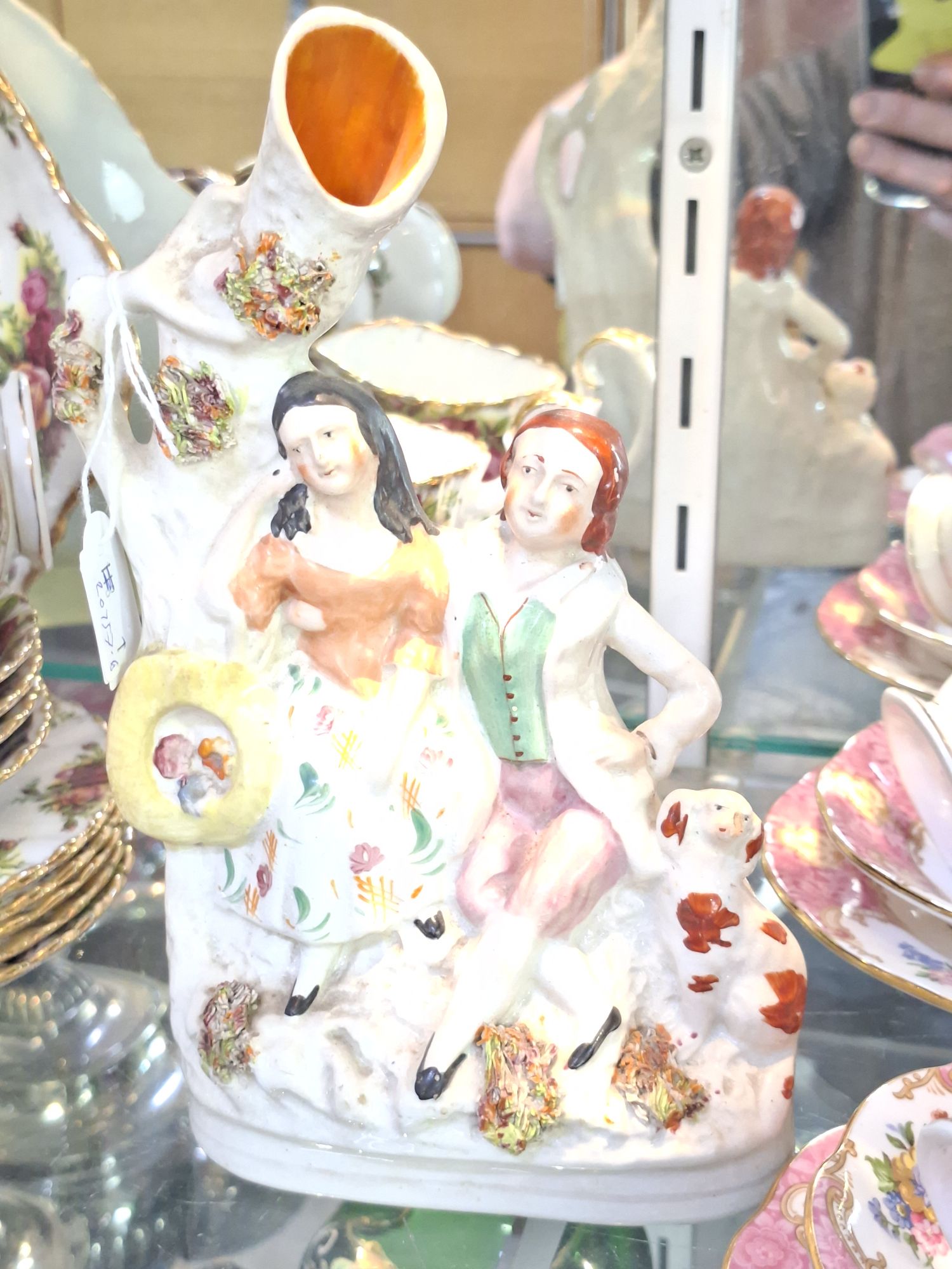 Staffordshire Pottery Figural Group