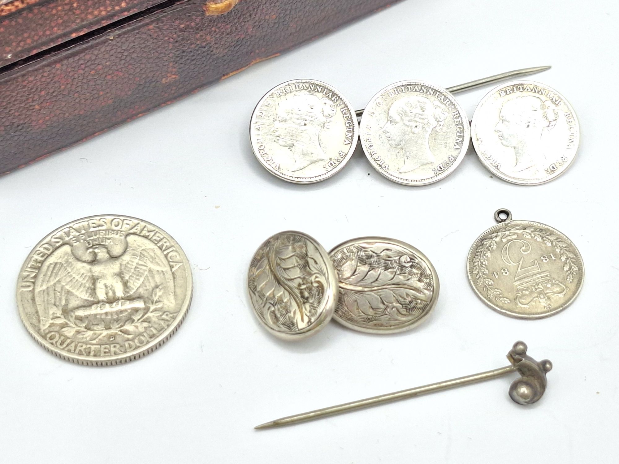 Collection Of Coins And Coin Jewellery