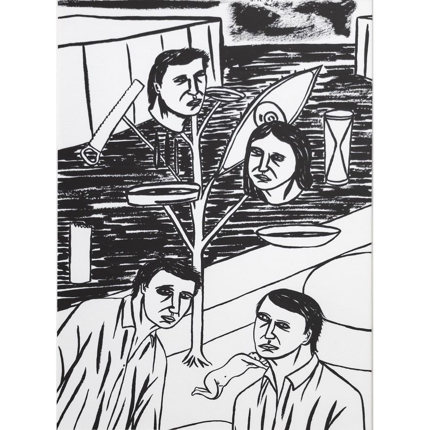 Jeffrey Harris 'Untitled (four figures)'